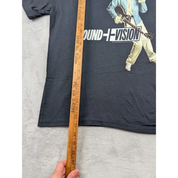 VTG 90's David Bowie 1990 Sound Vision Tour Brockum T-Shirt XL Black VNDS